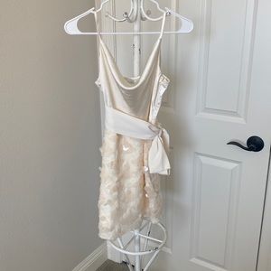 Size small cream colored sequined Vici dress